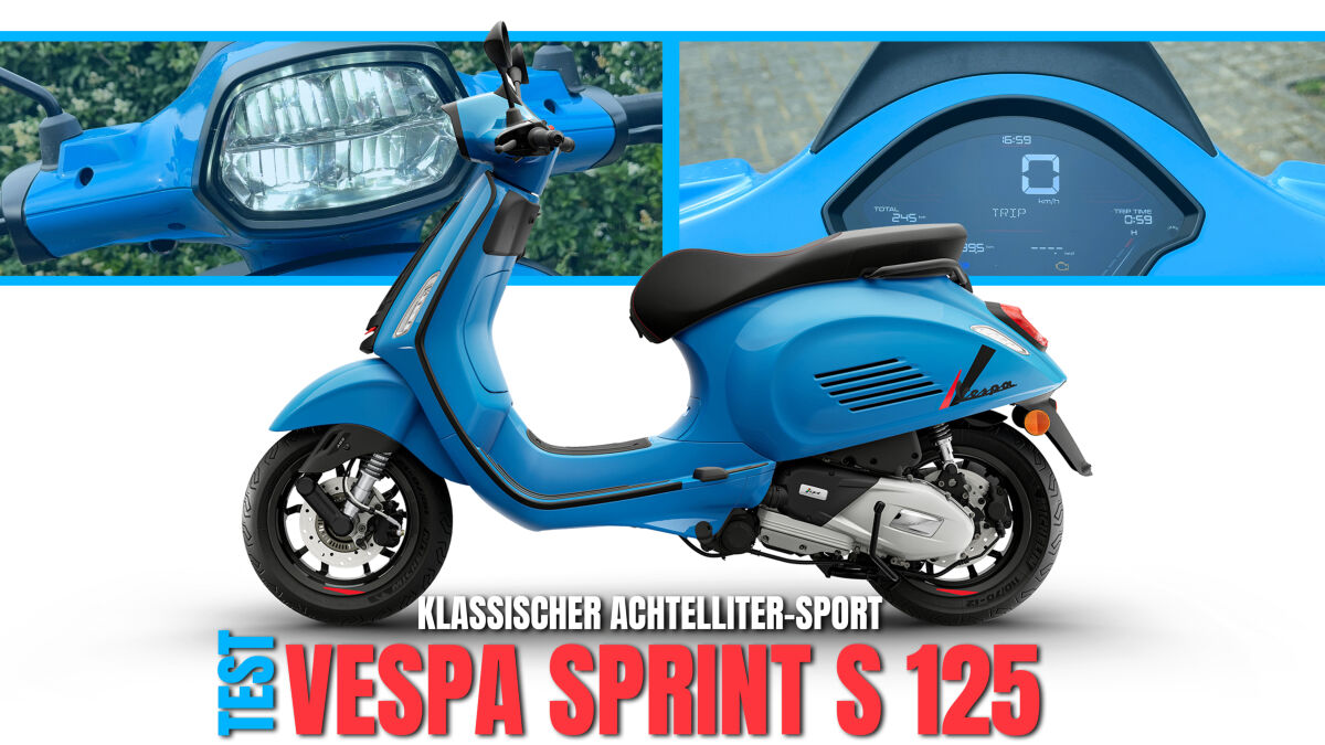 Vespa Sprint S 125 im Test: klassischer Achtelliter im Test 