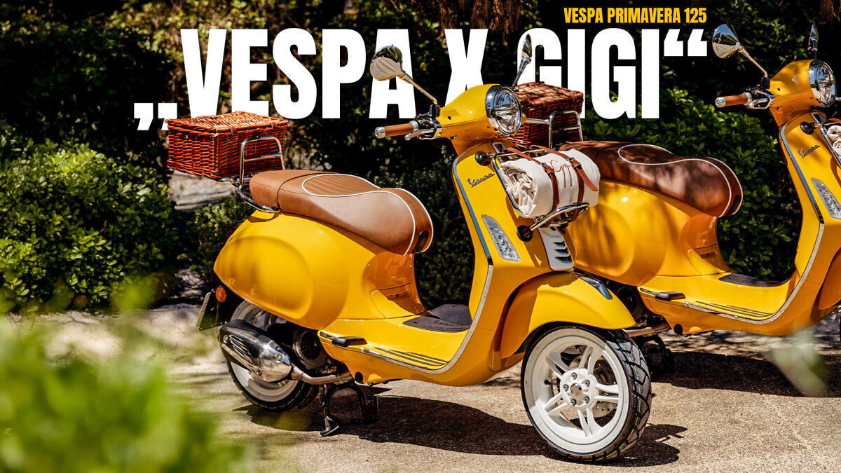 Vespa Primavera 125 x Gigi: Sonnengelbe Sonderedition für Saint-Tropez