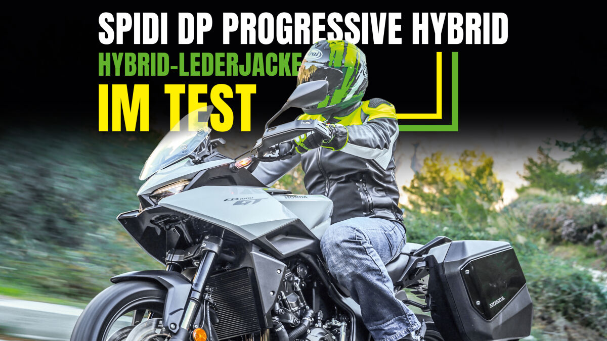 Spidi DP Progressive Hybrid: Hybrid-Lederjacke für heiße Tage