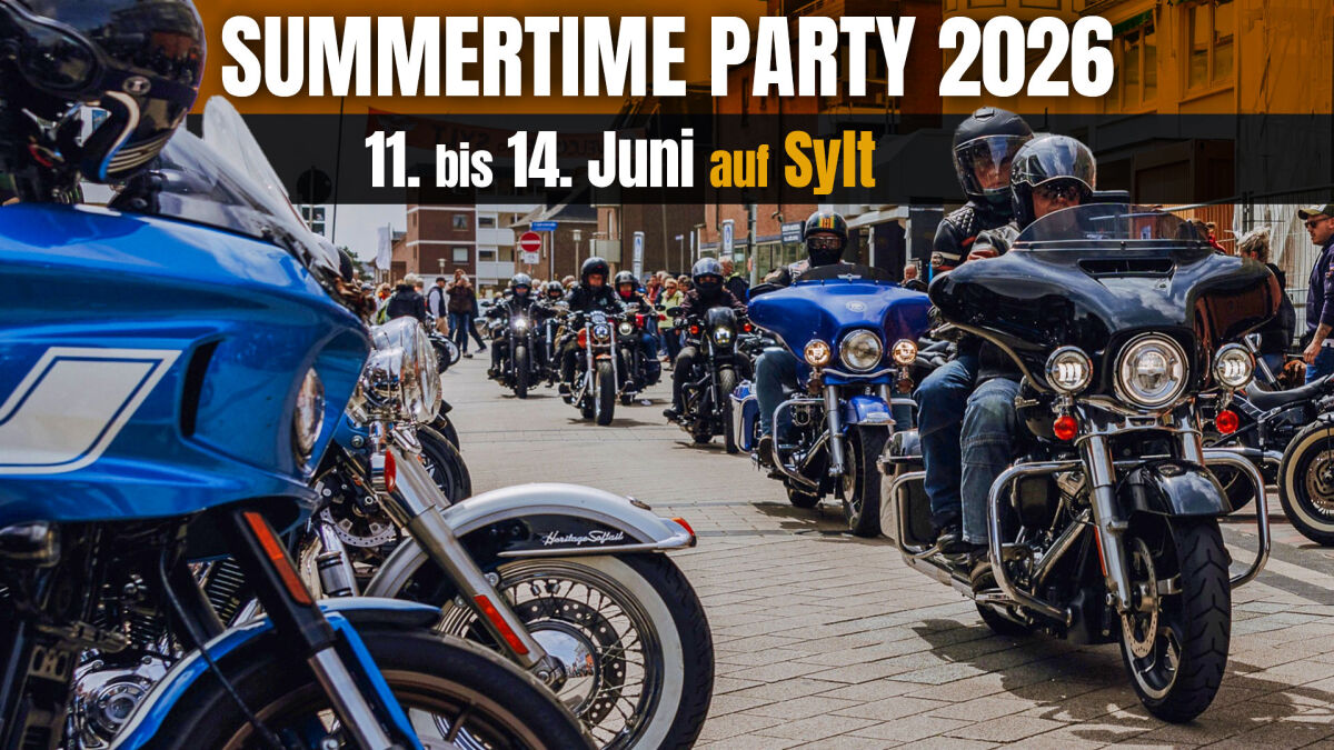 Summertime-Party 2026: Harley-Treffen auf Sylt
